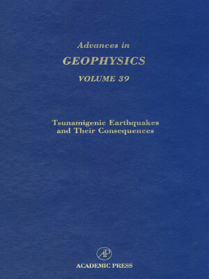 cover image of Advances in Geophysics